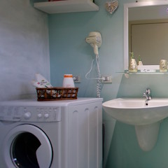 Bagno con lavatrice